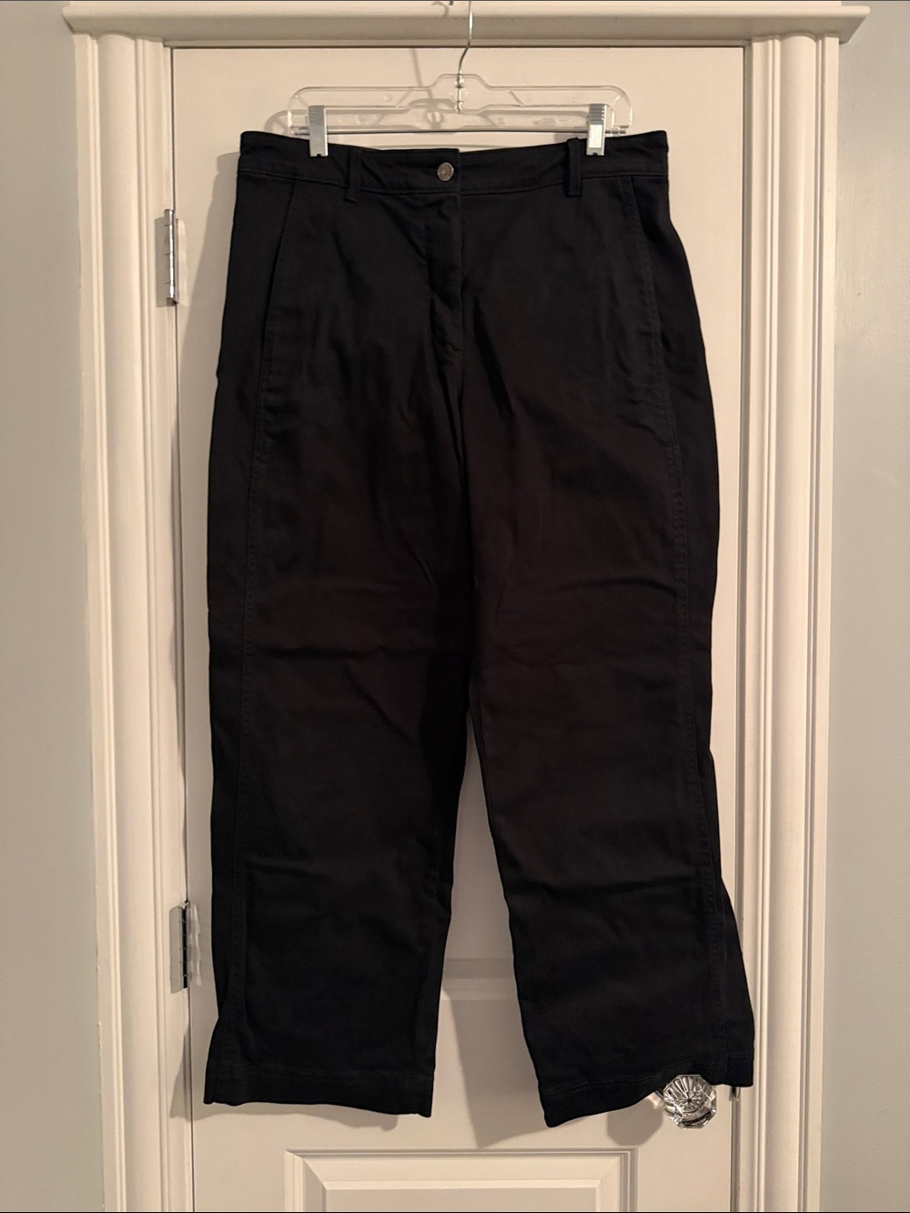 Banana Republic Black Straight-Leg Pants
